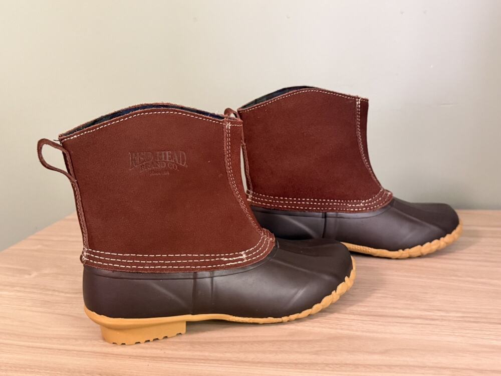 RedHead Classic II Men Duck Boots Insulated Waterproof Pull On Suede Rubber [Ins